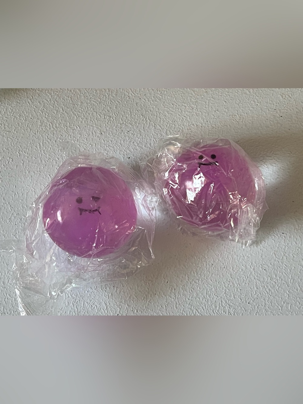 Halloween Purple Bat Squishy Set of 2